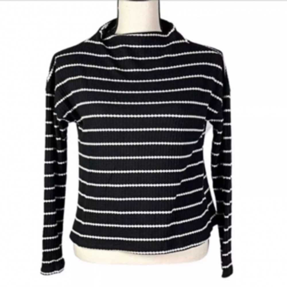 Anthropologie Top | Sundays in Brooklyn | Striped Long Sleeve Shirt | XS